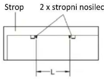 SHX SHXPIRP1200 - Montaža na strop - 3