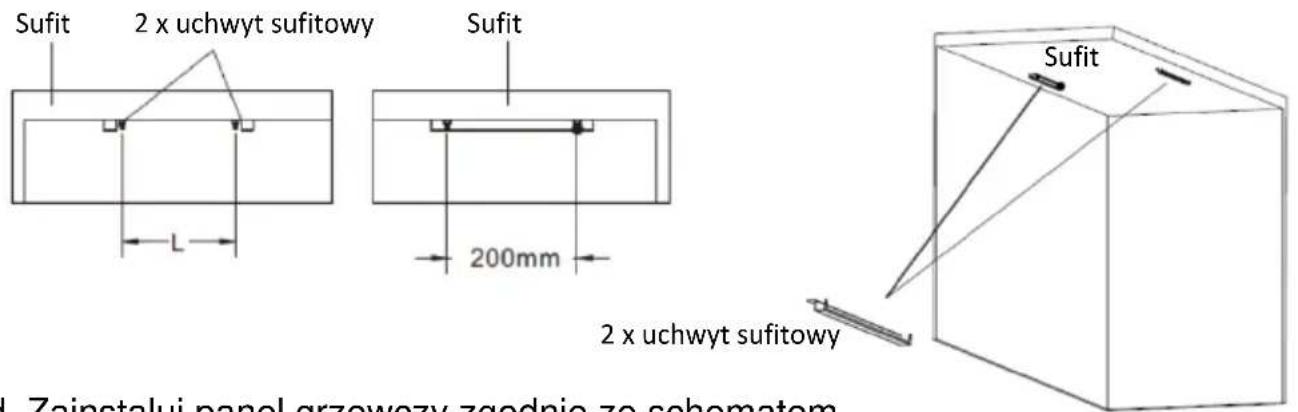 SHX SHXPIRP1200 - Montaż sufitowy - 3