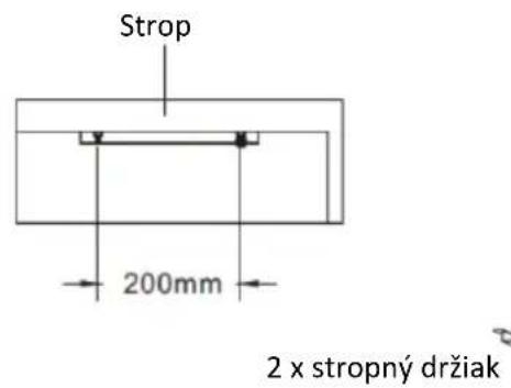 SHX SHXPIRP1200 - Montáž na strop - 4