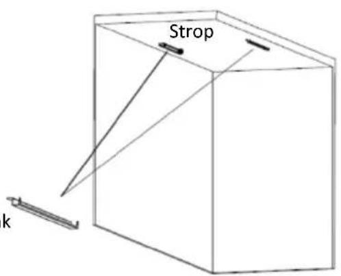 SHX SHXPIRP1200 - Montáž na strop - 5