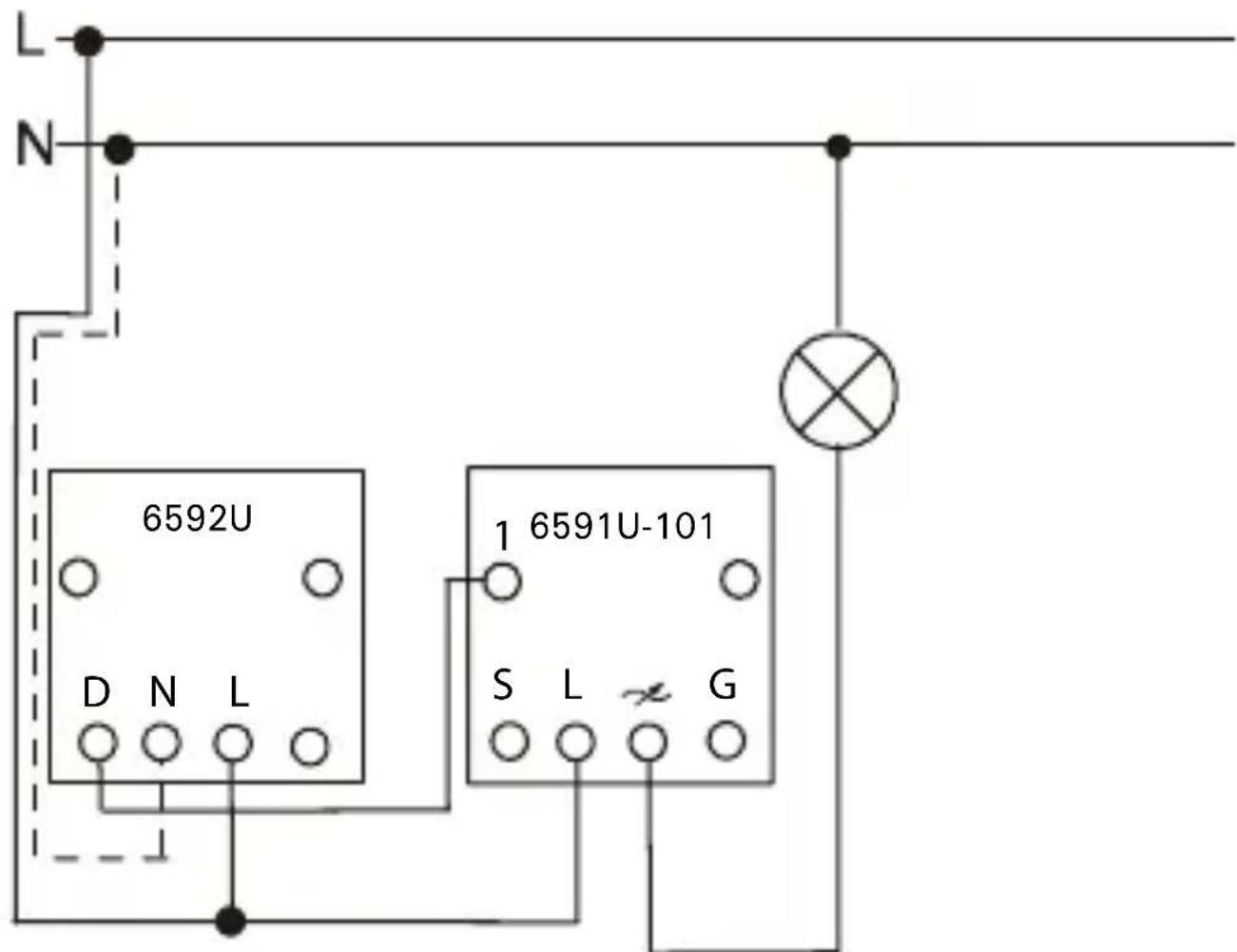 Busch-Jaeger 6592 U - Connection - 2
