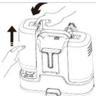 Sommertal WS450 - Pasos para usar el tanque de agua limpia - 3