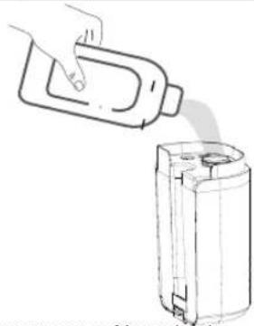 Sommertal WS450 - Pasos para usar el tanque de agua limpia - 6