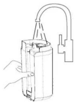 Sommertal WS450 - Pasos para usar el tanque de agua limpia - 5