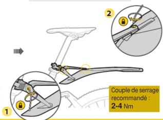 Topeak DeFender XC11 - AJUSTEMENT D'ANGLE Á DOUBLE PIVOT - 2