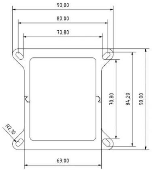 Alphacool Eisblock XPX Pro 1U - DIMENSIONS - 6