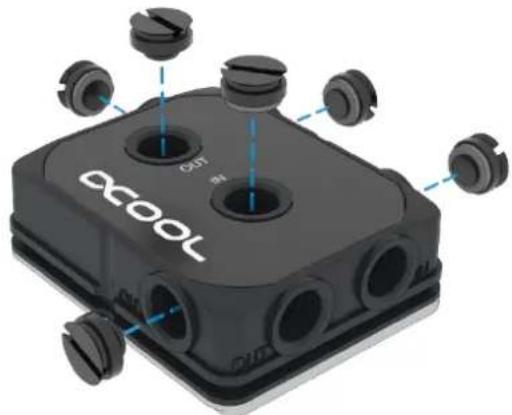 Alphacool Eisblock XPX Pro 1U - PREPARATION BLOC DE REFROIDISSEMENT - 2