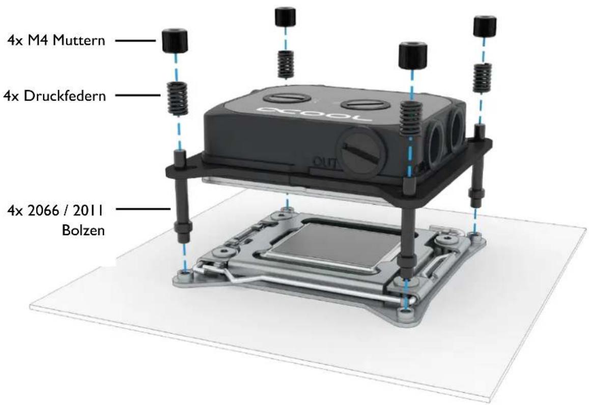 Alphacool Eisblock XPX Pro 1U - SOCKELMONTAGE - 1