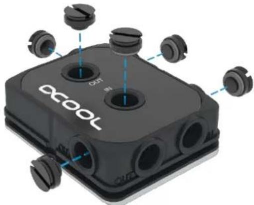 Alphacool Eisblock XPX Pro 1U - VORBEREITUNG CPU KÜHLER - 2