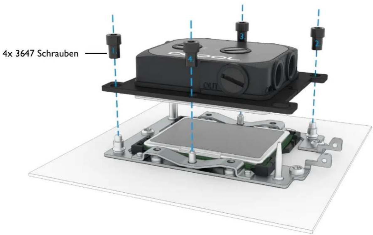 Alphacool Eisblock XPX Pro 1U - SOCKELMONTAGE - 1