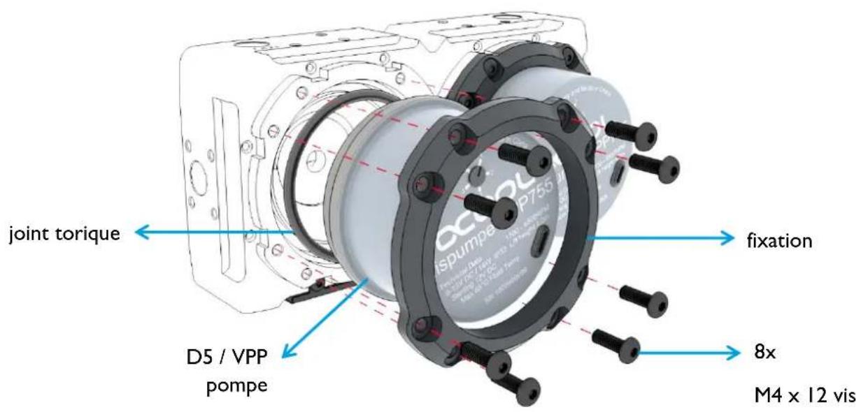 Alphacool Eisdecke D5 Dual - DIMENSIONS: EISDECKE D5 / VPP PMMA - 16