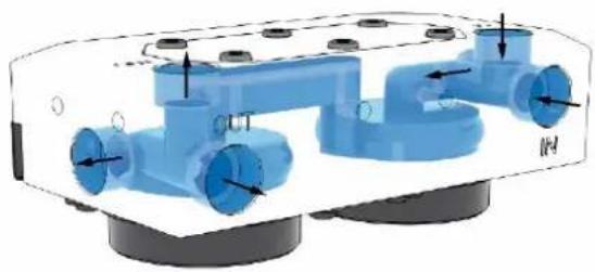 Alphacool Eisdecke D5 Dual - GEWINDEEINGÄNGE VERSCHLIESSEN - 1