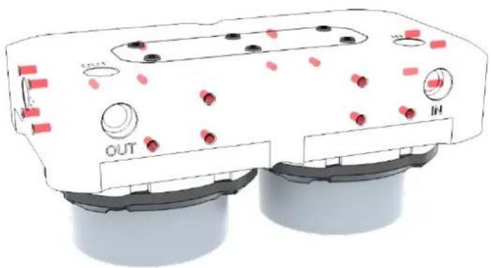 Alphacool Eisdecke D5 Dual - MONTAGE IM GEHÄUSE - 1