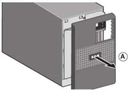 EATON 5SC1500i - Ausbau des Batteriemoduls bei Towermodellen - 1