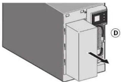 EATON 5SC1500i - Ausbau des Batteriemoduls bei Towermodellen - 4