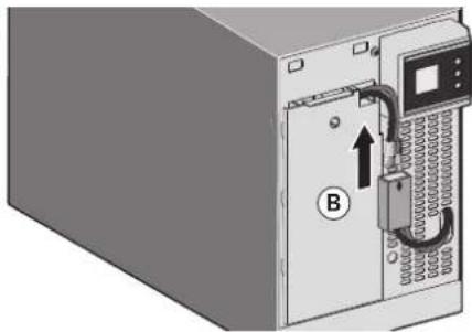 EATON 5SC1500i - Ausbau des Batteriemoduls bei Towermodellen - 2