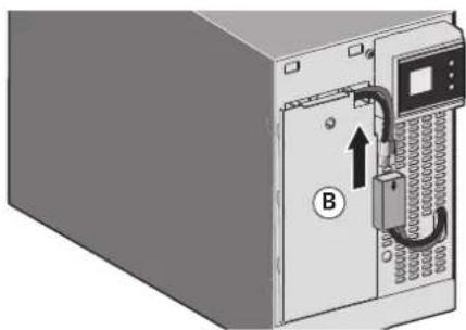 EATON 5SC1500i - Ta bort batteribehällaren på towermodellerna - 2