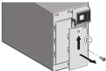 EATON 5SC1500i - Extracción de la bandeja de la bateria en los modelos de torre - 3