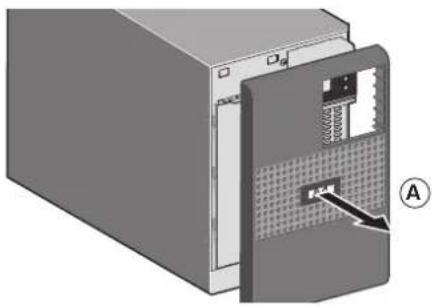 EATON 5SC1500i - Rimozione del supporto batteria sui modelli tower - 1