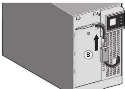 EATON 5SC1500i - Extracción de la bandeja de la bateria en los modelos de torre - 2