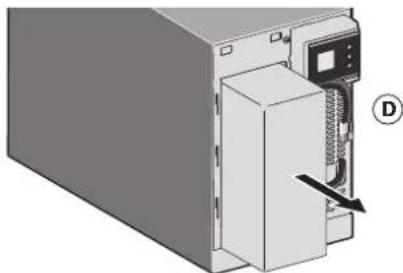 EATON 5SC1500i - Battery tray removal on tower models - 4
