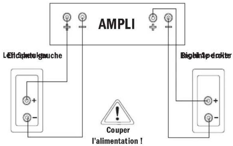 AMPLI Left Spoutelgauche Biginiper Couper l'alimentation !