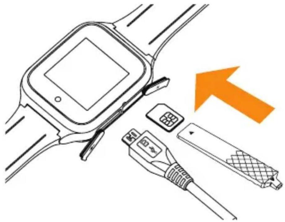 TCL MOVETIME MT40X - Cómo cargar el reloj - 1