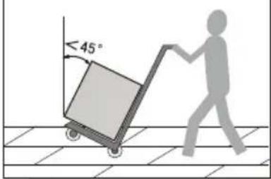 < 45°