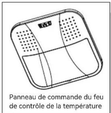 Panneau de commande du feu de contrôle de la température
