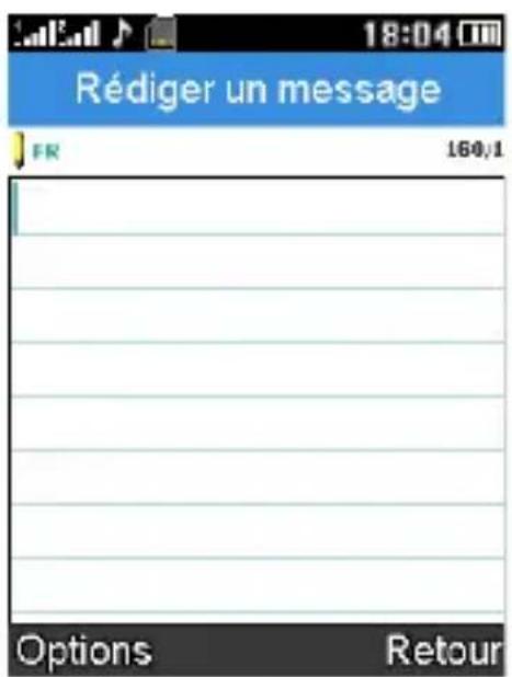 TCL Onetouch 5023 - Rédiger des messages - 1