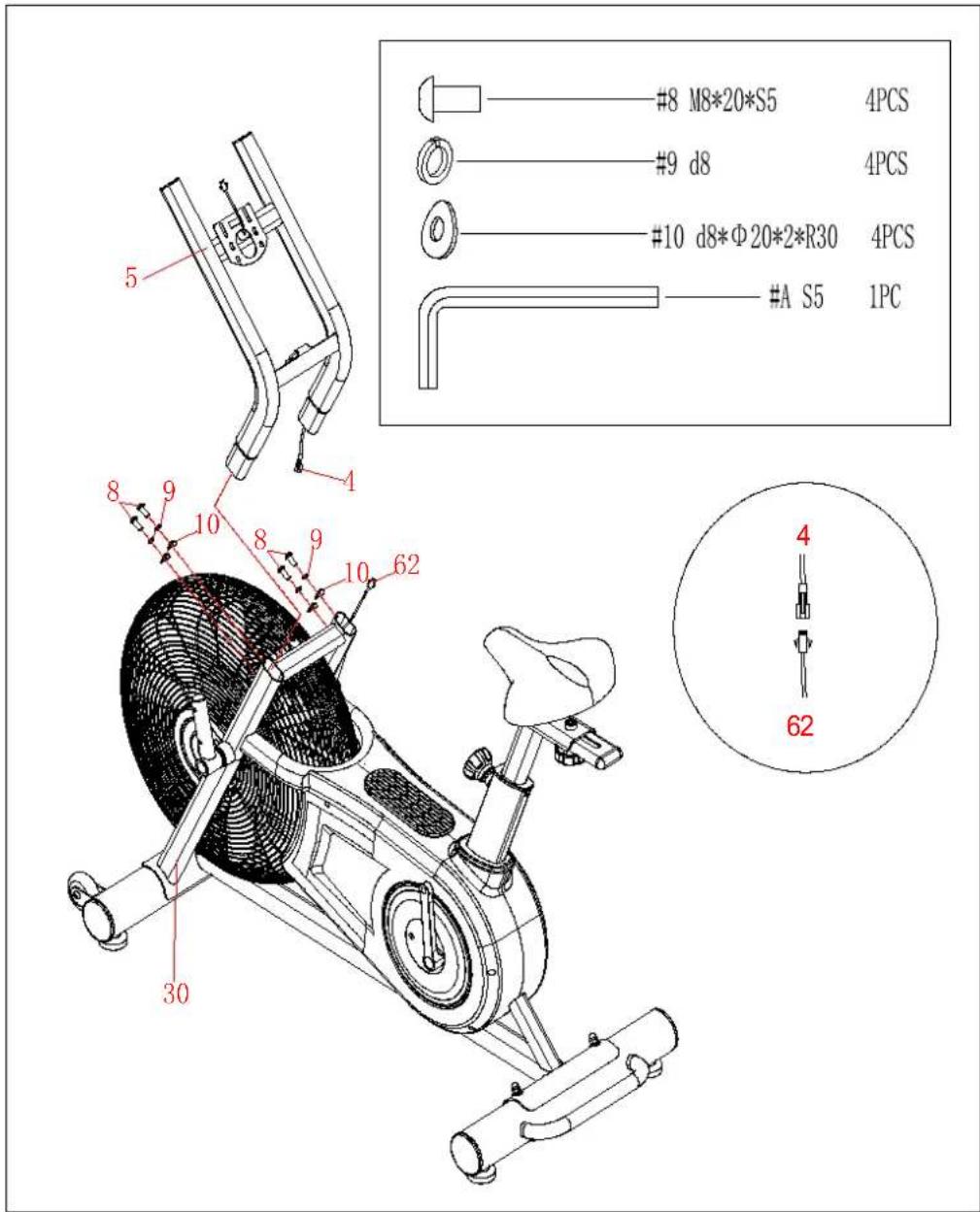 Toorx BRX AIR 300 - ÉTAPE 2 : - 2
