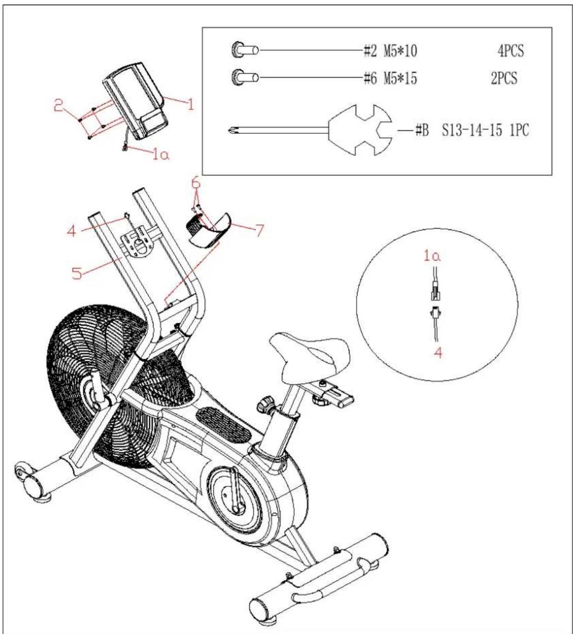 Toorx BRX AIR 300 - ÉTAPE 4 : - 1