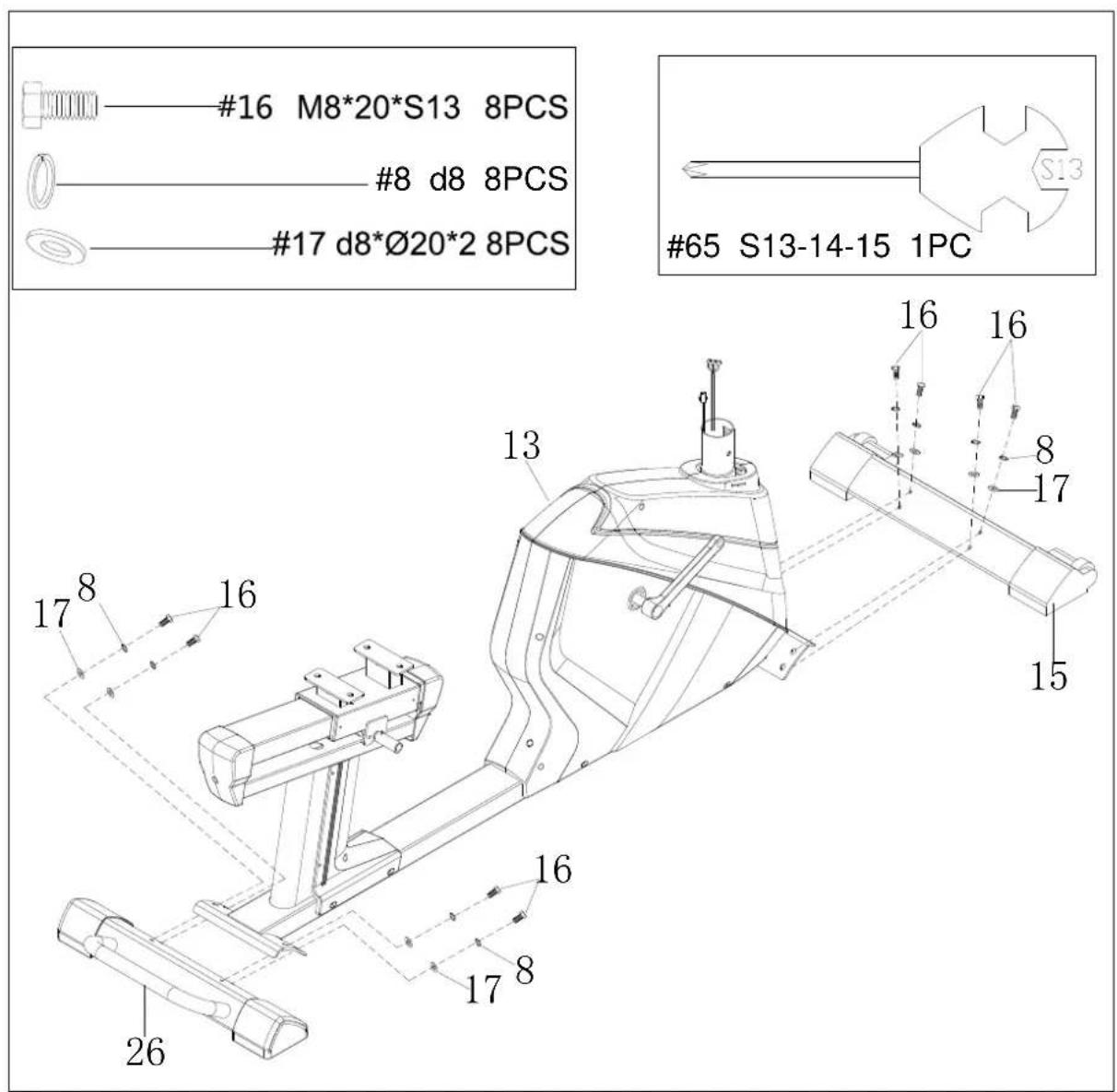 Toorx BRX-95-COMFORT - Étape 1 : - 4