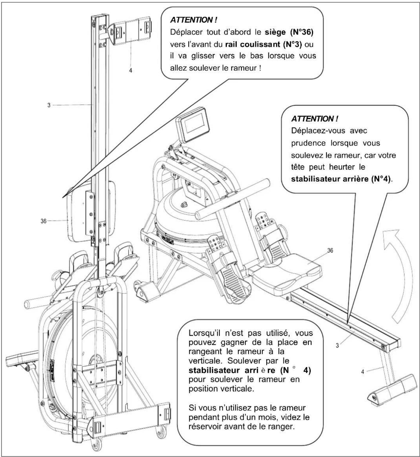 Toorx ROWER SEA - STOCKAGE - 1