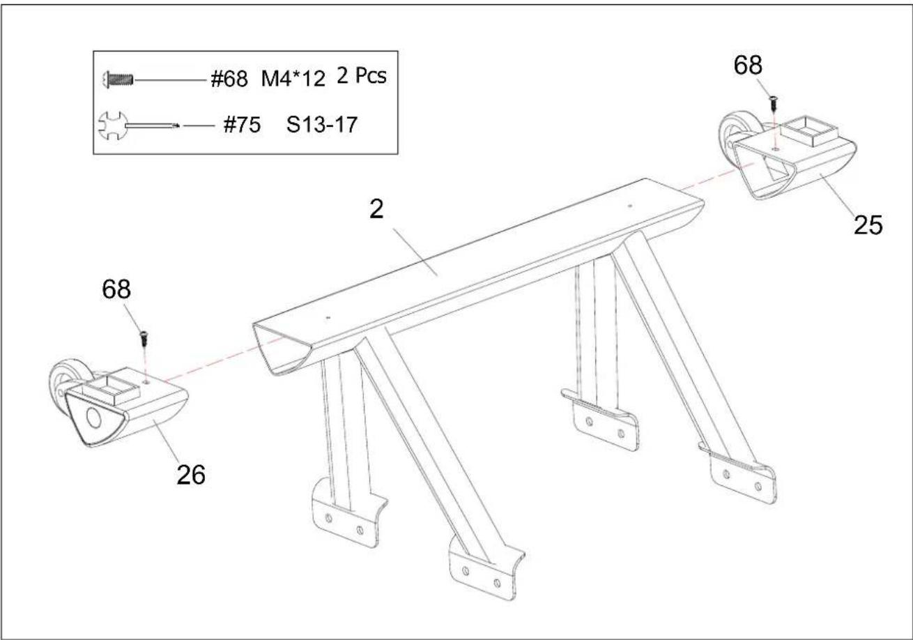 Toorx ROWER SEA - INSTRUCTIONS DE MONTAGE - 1