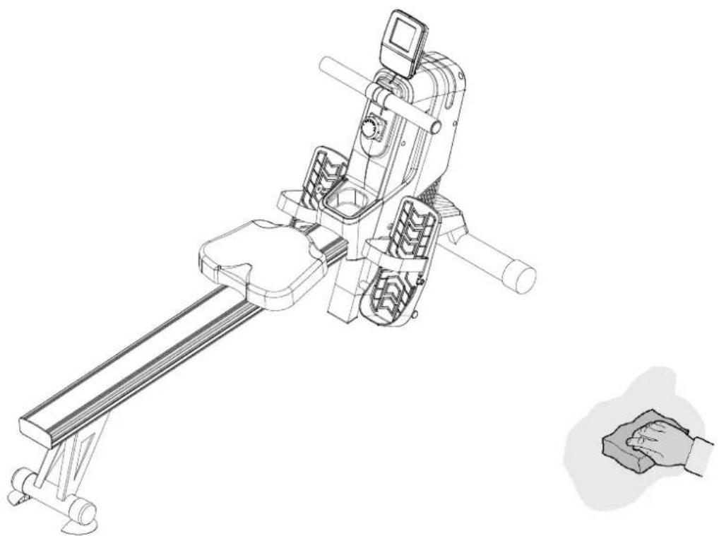 Toorx ROWER ACTIVE - NETTOYAGE DE L'APPAREIL - 1