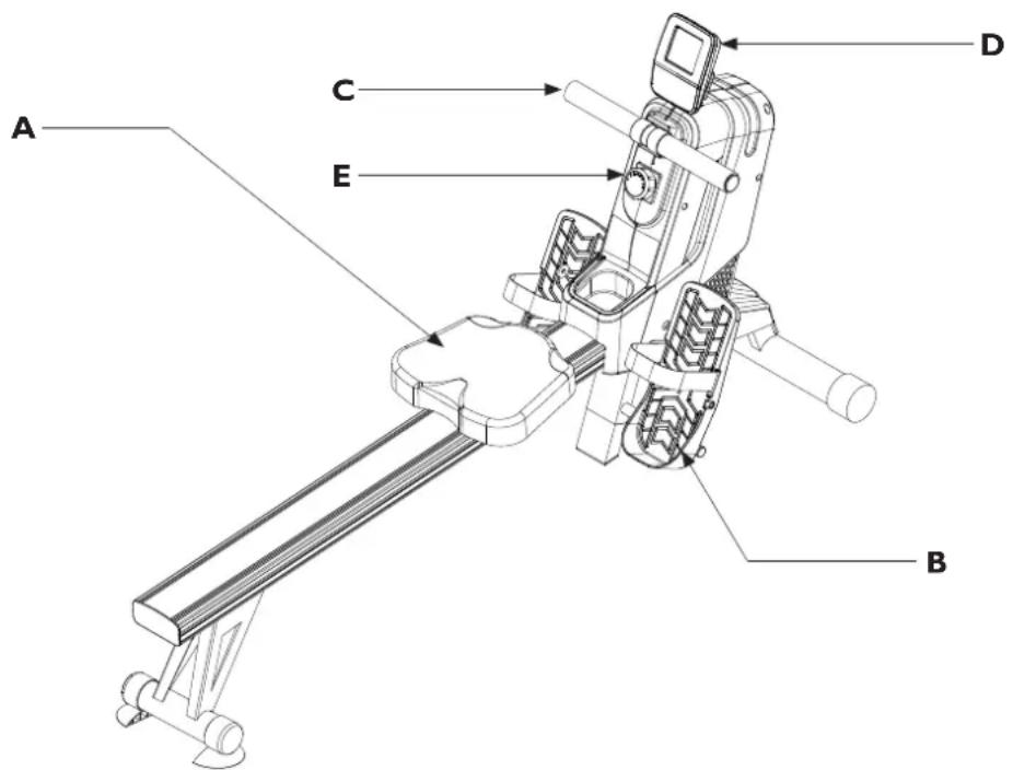 Toorx ROWER ACTIVE - DANGER - 1