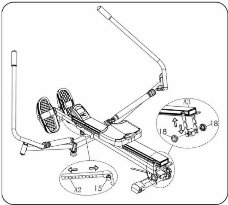 Toorx ROWER MASTER - Étape 8 : - 2