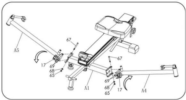 Toorx ROWER MASTER - Étape 5 : - 1