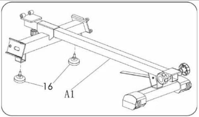 Toorx ROWER MASTER - Étape 1 : - 1