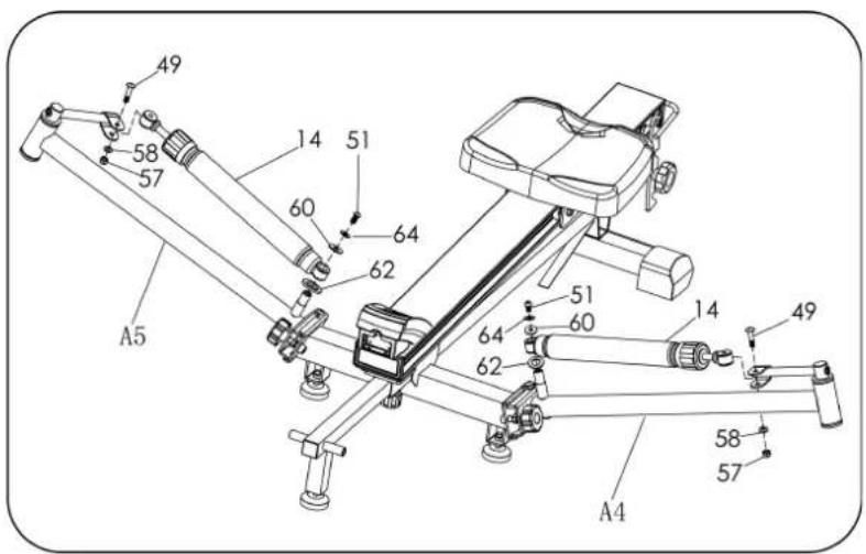 Toorx ROWER MASTER - Étape 5 : - 2