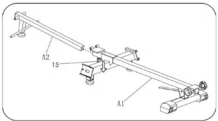 Toorx ROWER MASTER - Étape 2 : - 1