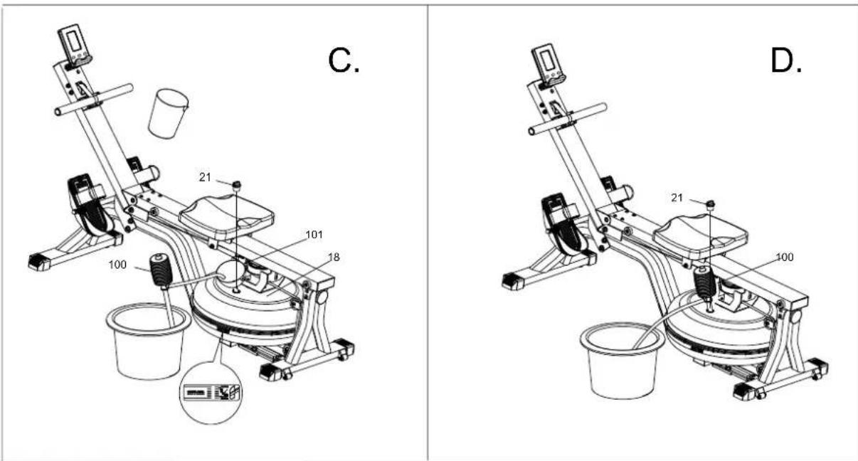 Toorx ROWER SEA COMPACT - NIVEAU D'EAU - 1