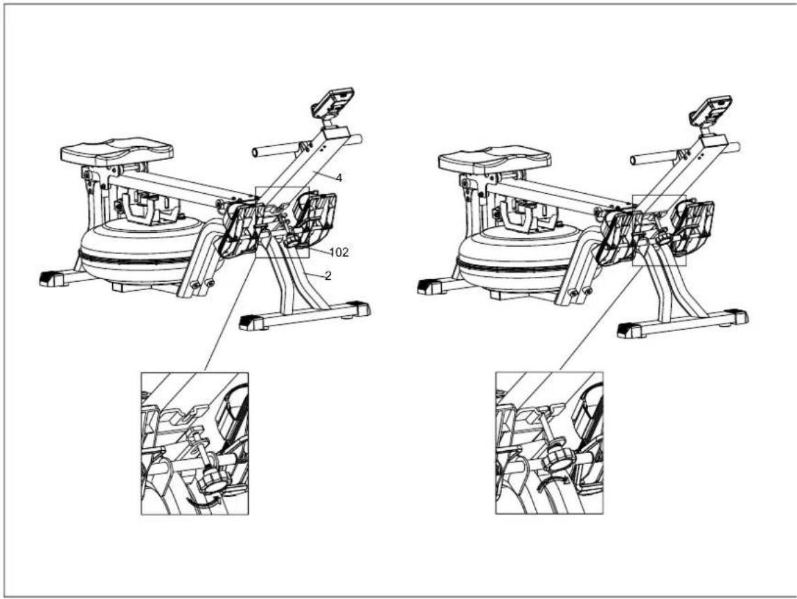 Toorx ROWER SEA COMPACT - Étape 2 : - 1