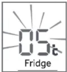 HAIER HFR3718ENPT - Einstellen der Temperatur für den Kühlschrank - 2
