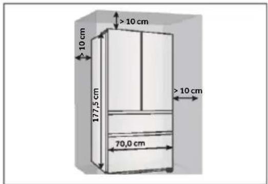 HAIER HFR3718ENPT - Seadme tsentreerimine ja nivelleerimine - 1