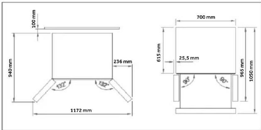 HAIER HFR3718ENPT - Paigalduskoha soovitus - 1