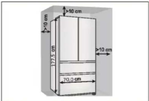 HAIER HFR3718ENPT - Allineamento dell'elettrodomestico - 1