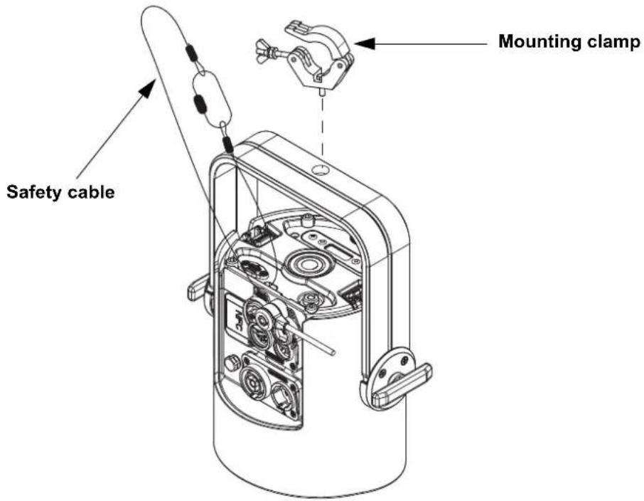 Chauvet WELL POD 2 - Mounting Diagram - 1