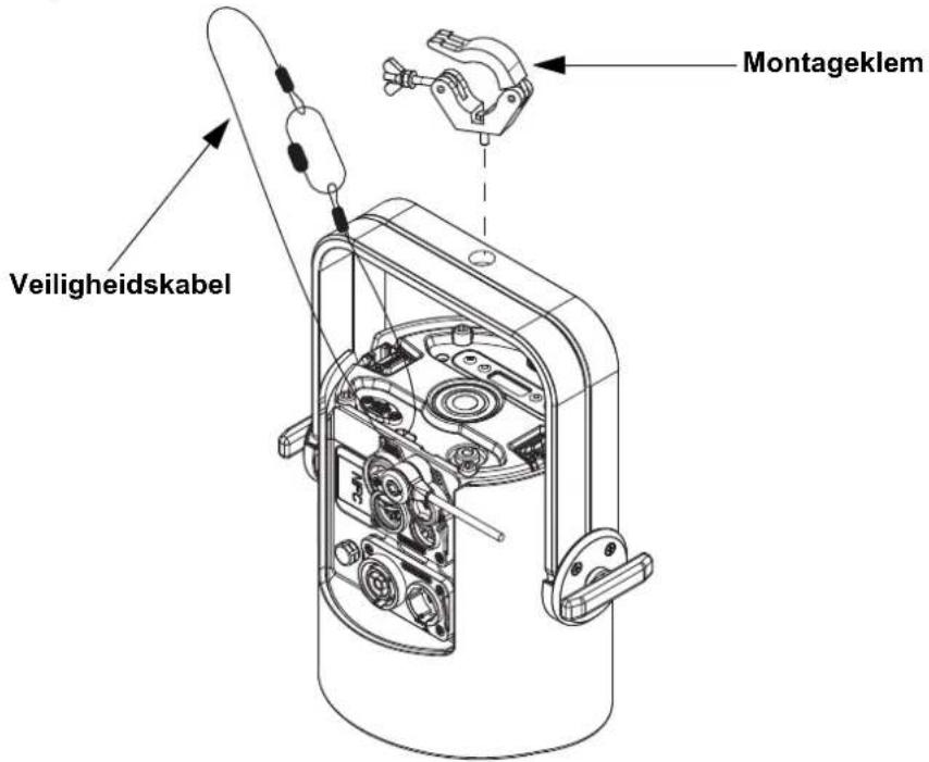 Chauvet WELL POD 2 - Montagediagram van het product - 1